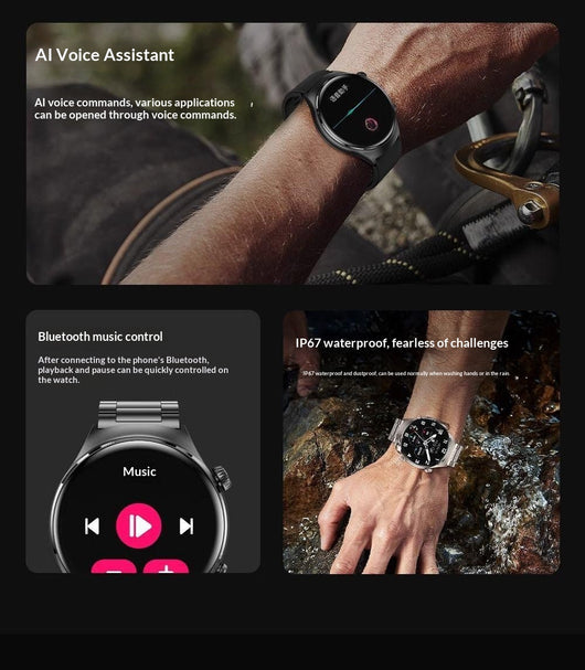 Reloj Inteligente con Llamadas Bluetooth, Monitoreo de Salud y Contador de Pasos - Image 15