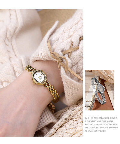 Reloj Octagonal de Lujo Retro para Mujer con Movimiento de Cuarzo - Image 12