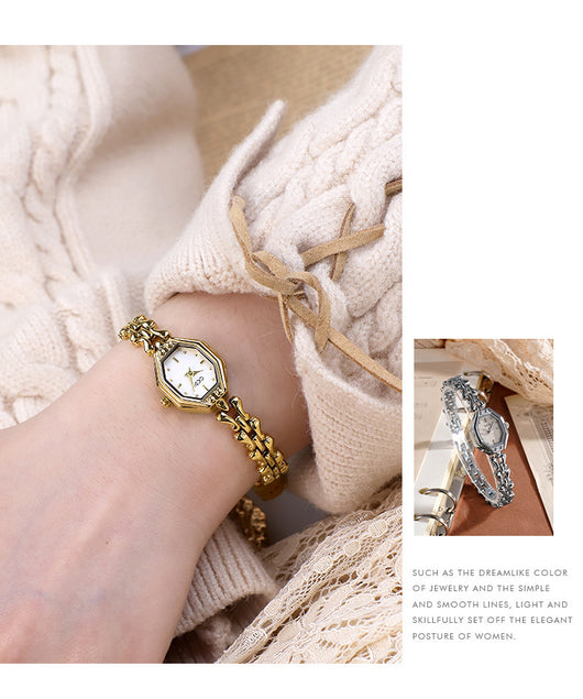 Reloj Octagonal de Lujo Retro para Mujer con Movimiento de Cuarzo - Image 12
