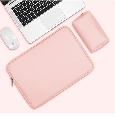 Funda Protectora de Cuero para Laptop con Bolsa Interior - Image 21