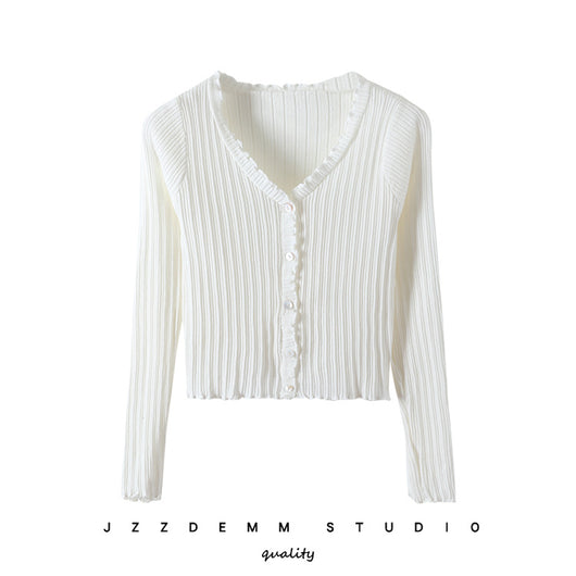 Cardigan Tipo Chal de Seda Helada - Protección Solar y Estilo Ligero - Image 17