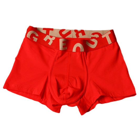 Bóxer de Algodón Purificado para Hombre - Rojo Intenso - Image 2