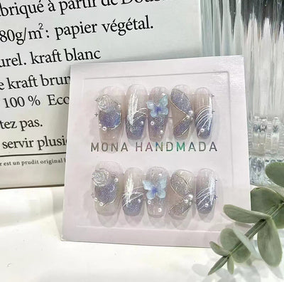 Uñas Postizas de Novia - Diseño Elegante y Duradero - Image 9