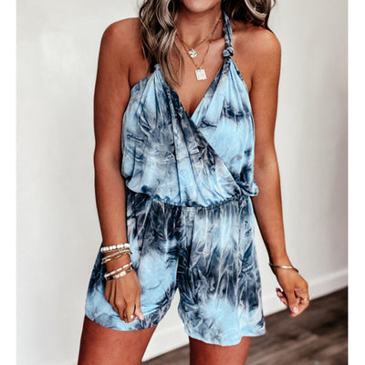 Jumpsuit Holgado con Estampado y Tirantes Ajustables - Image 2