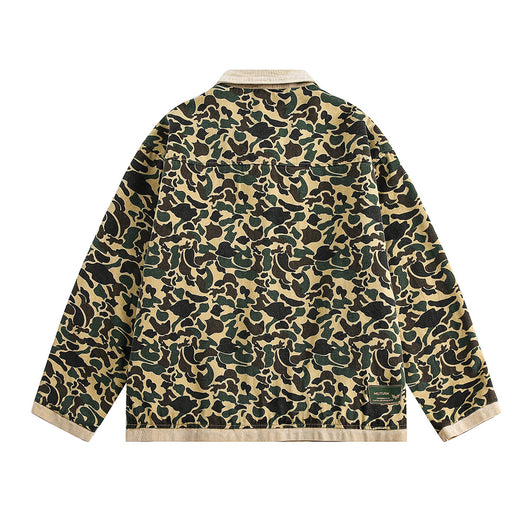 Chaqueta Denim Casual de Primavera y Otoño con Contraste de Colores - Image 18