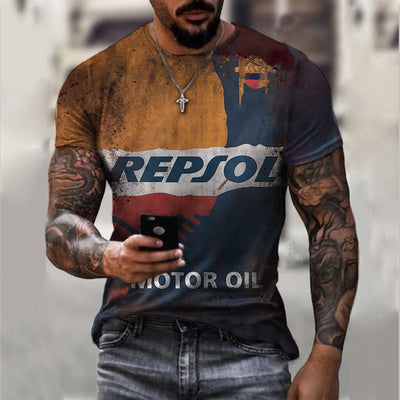 Camiseta Deportiva Slim Fit para Hombre con Estampado Moderno - Image 14
