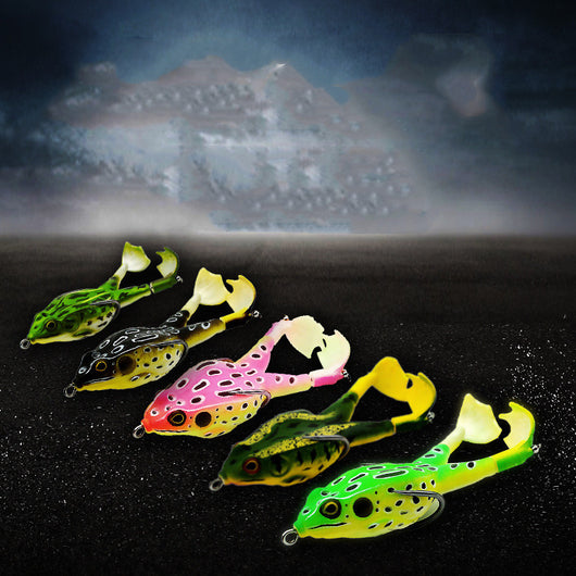 Set de Ranas Artificiales Rotativas de Dos Patas para Pesca - Image 21