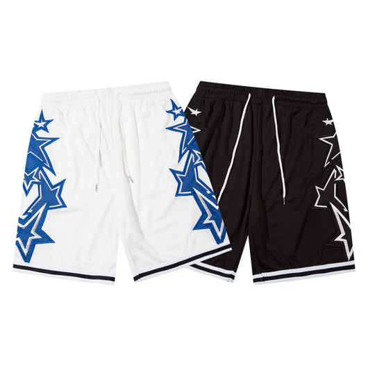 Shorts Holgados con Bordado Estilo Callejero Americano - Image 19