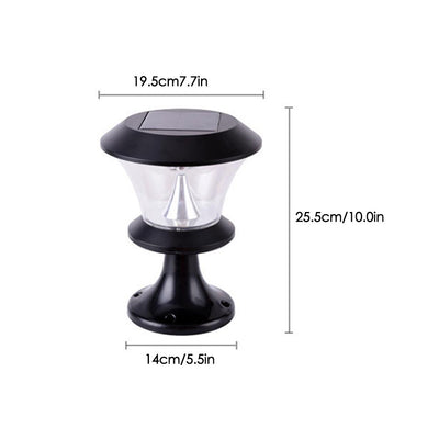 Faro Solar Redondo con 8 LEDs para Columnas - Image 8