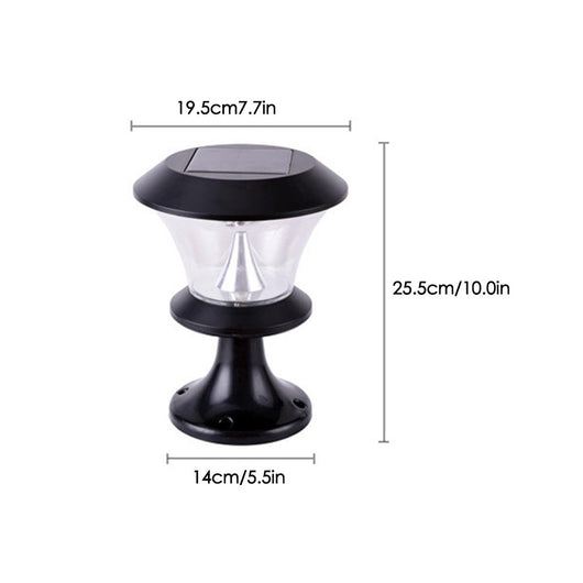 Faro Solar Redondo con 8 LEDs para Columnas - Image 8