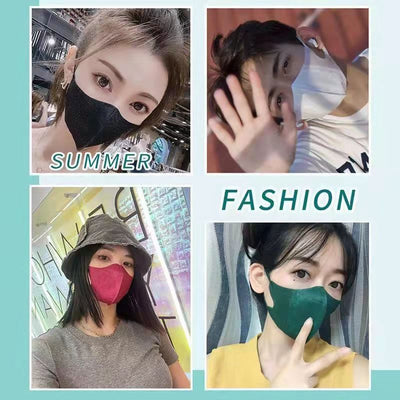 A grid of duckbill 3D masks in various colors including white, black, gray, orange, teal, purple, pink, and blue. - Image 2