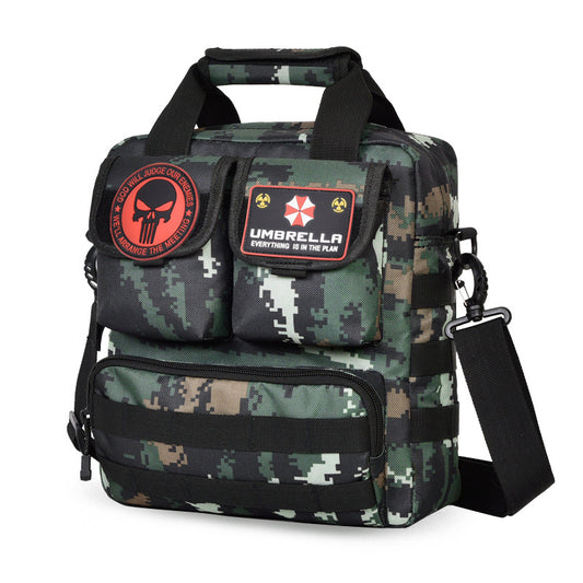Mochila Táctica Camuflaje Nylon - Bolso Crossbody para Hombre - Image 2