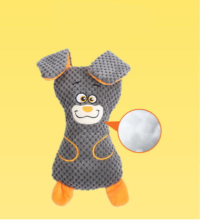 Juguetes de Peluche para Perros con Sonido Chiflador - Formas Animales para Limpiar y Fortalecer Dientes - Image 19