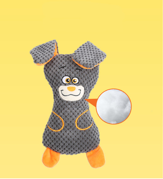Juguetes de Peluche para Perros con Sonido Chiflador - Formas Animales para Limpiar y Fortalecer Dientes - Image 19