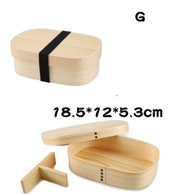Lonchera de Madera Portátil - Una o Dos Capas - Image 18