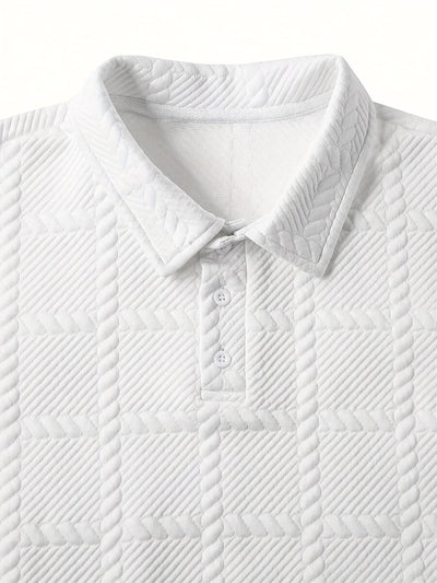 Polo Manga Larga Clásico con Solapa y Botones para Hombre - Image 21