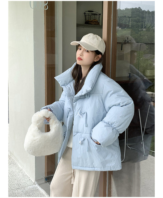 Chaqueta Acolchada Estilo Coreano con Cuello Alto para Mujer - Image 12
