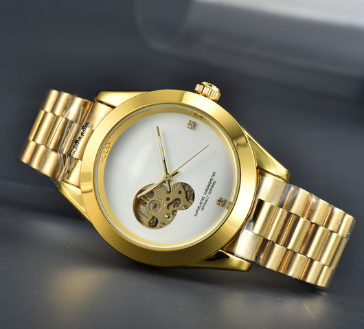 Reloj Mecánico Casual Hollow para Hombre