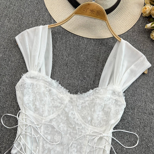 Top Encaje con Tirantes Finos - Slip Elegante para Usar Visible - Image 10