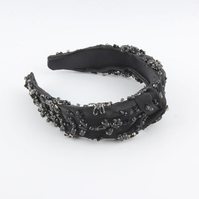 Diadema de Seda con Diamantes Incrustados - Image 7