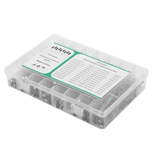 Kit de Muestra de 500 Capacitores Electrolíticos en Línea - 24 Especificaciones - Image 2