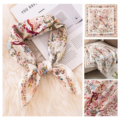 Pañuelo de Seda Emulada 70cm - Accesorio de Moda Versátil - Image 17