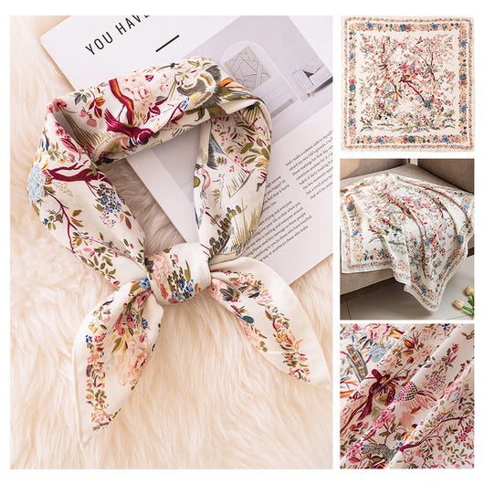 Pañuelo de Seda Emulada 70cm - Accesorio de Moda Versátil - Image 17