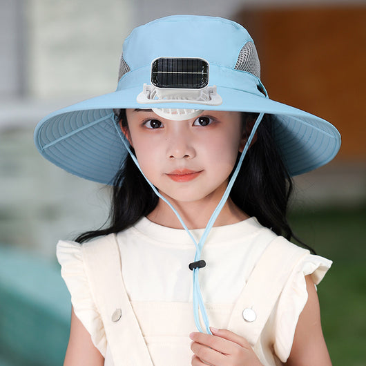 Gorra Ventilador Solar con Potencia de Viento Fuerte Recargable - Image 4