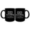 Taza de Café Cerámica con Esmalte Negro