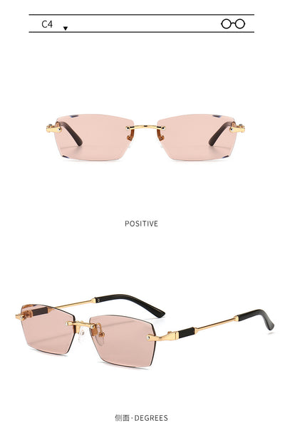 Gafas de Sol Frameless Color Gelatina - Estilo Personalidad - Image 24