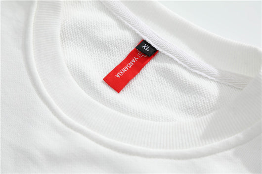 Sudadera Casual Hombre Cuello Redondo Estampado Alfabético - Image 13