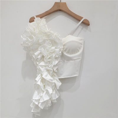 Bandeau Floral de Madera Hecho a Mano - Estilo Street Hot Girl - Image 3
