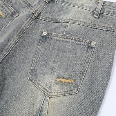 Conjunto de Camisa Vaquera Workwear Desgastada con Estilo Urbano - Image 42