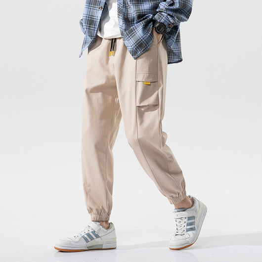 Pantalones Joggers Hombre Tendencia Cintura Elástica Corte Moderno - Image 16