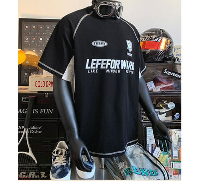 Camiseta Deportiva Suelta Cuello Redondo Manga Corta para Hombre - Image 19