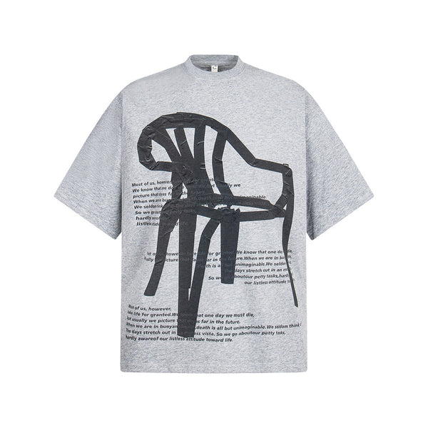 Playera Estampada con Diseño Creativo para Hombre
