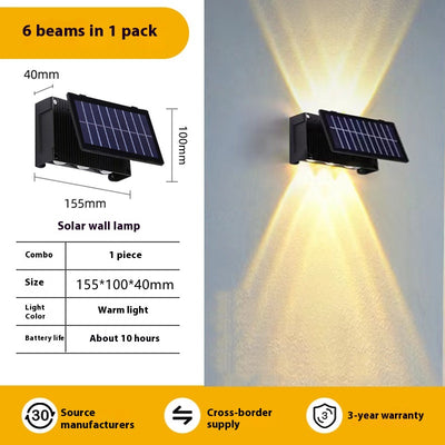 Lámpara Solar de Pared para Jardín y Decoración Exterior - Image 11