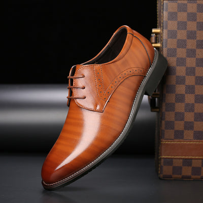 Zapatos de Cuero Británicos Talla Grande para Hombre - Image 6