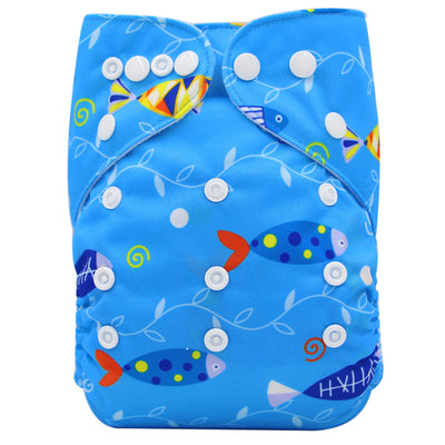 Pañal de Tela Reutilizable Transpirable Ajustable para Bebé 0-3 Años - Image 33
