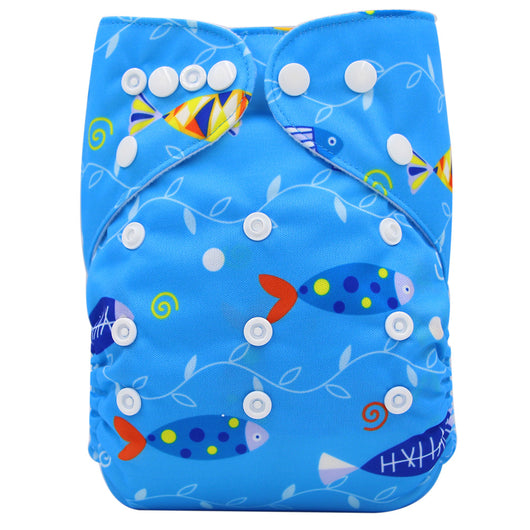 Pañal de Tela Reutilizable Transpirable Ajustable para Bebé 0-3 Años - Image 33