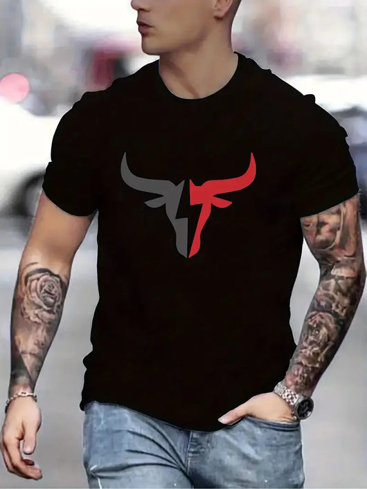 Playera Clásica para Hombre con Diseño Estampado de Manga Corta - Image 9