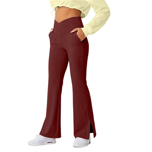Pantalones Flare Cintura Alta Elásticos para Mujer - Image 10