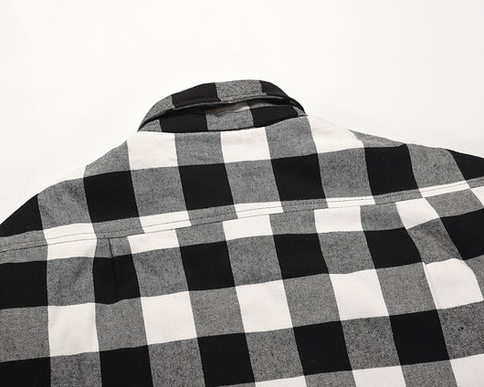 Chaqueta Cuadros Hombre y Mujer - Algodón Suelta y Cómoda - Image 19