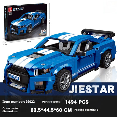 Auto de Carreras Infantil con Bloques de Construcción Pequeños - Image 5