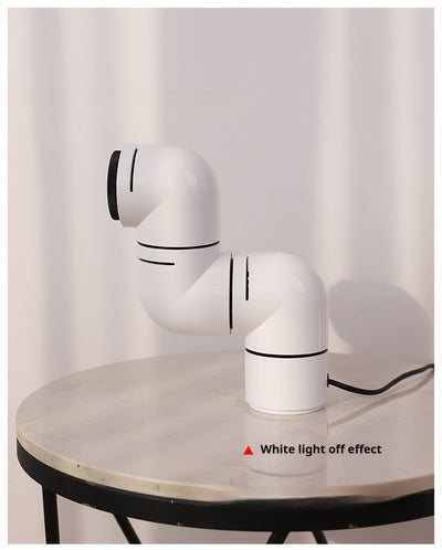 Lámpara Decorativa Futurista con Tuberías Rotativas - Image 8