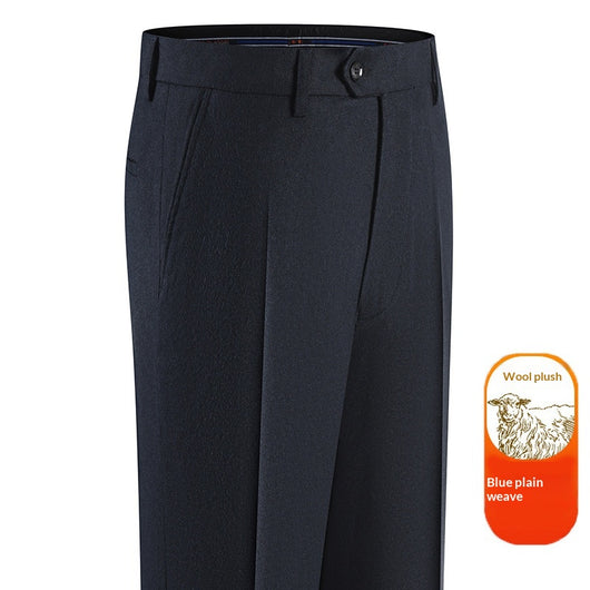 Pantalones de Vestir Clásicos Hombre Talle Alto Pierna Recta sin Arrugas - Image 6