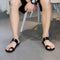 Pantuflas para Hombre con Dedo Separado en Cuero Genuino Antideslizante