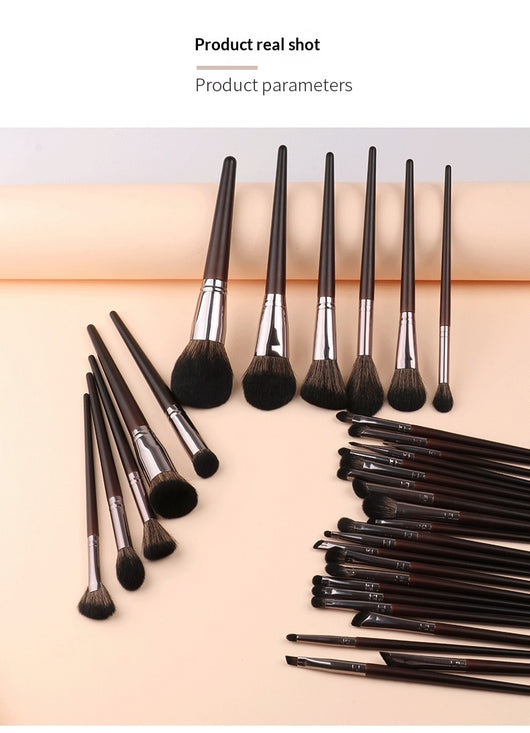 Set Profesional de Brochas para Sombras y Correctores con Cerdas Naturales - Image 12