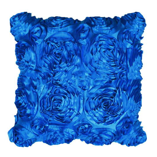 Funda de Cojín Satén con Bordado de Rosas - Image 9
