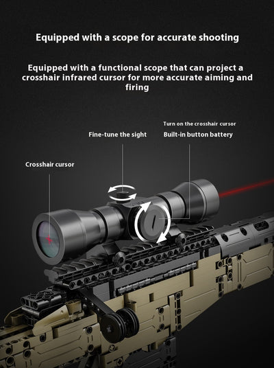 Rifle Francotirador Táctica Armado - Bloques de Construcción Educativos - Image 12